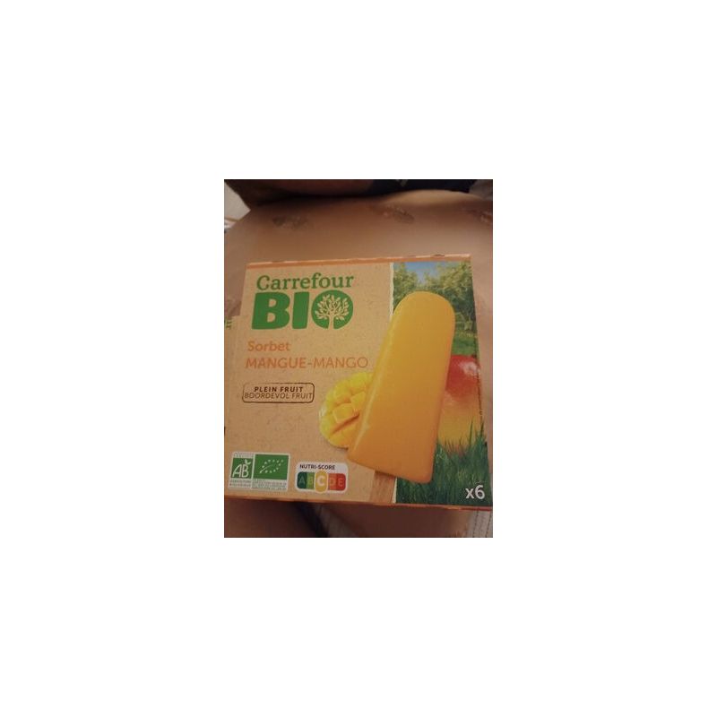 Carrefour Bio 240G 6 Batonnet Mangue