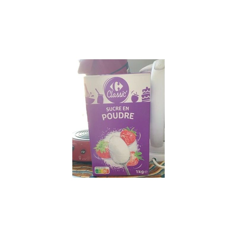 Crf Cdm 1Kg Bte Sucre Pdre Blc Bv