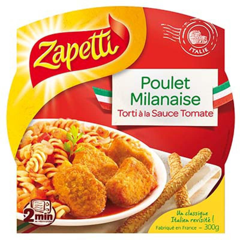 Zapetti 300G Bq Micro Onde Poulet Milanaise