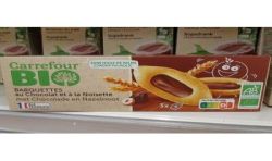 Carrefour Bio 120G Barquette Choc Crf