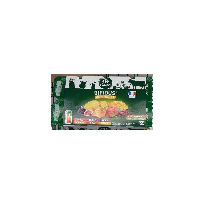 Crf Classic 16X125G Yaourt Bifidus Aux Fruits