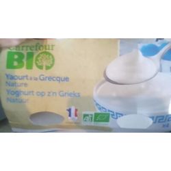 Carrefour Bio 4X125G Yaourt Nature Crf