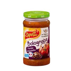 Zapetti 380G Sauce Bolognaise Fondue Echalotes