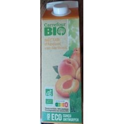 Carrefour Bio 1L Nectar D'Abricot Crf