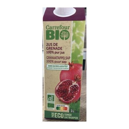Carrefour Bio 1L Jus Grenade Crf