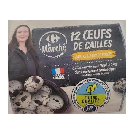 Crf Cdm 12 Œufs Caille Fqc Bea C