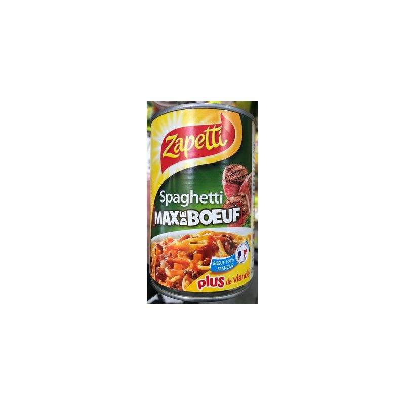 Zapetti 400G Spaghe.Max Boeuf.