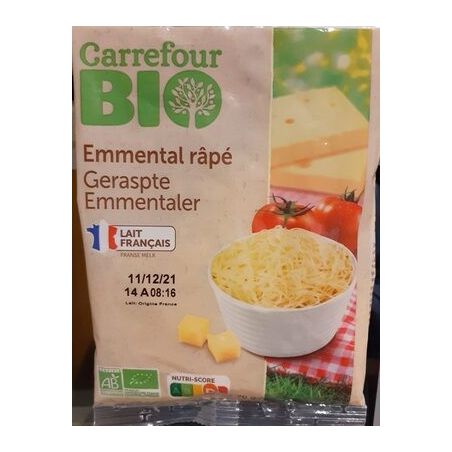 Carrefour Bio 3X70G Emmental Rapé Crf