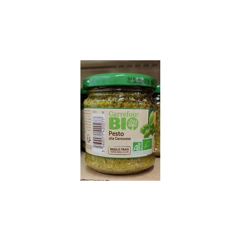 Carrefour Bio 185G Pesto Genovese Crf