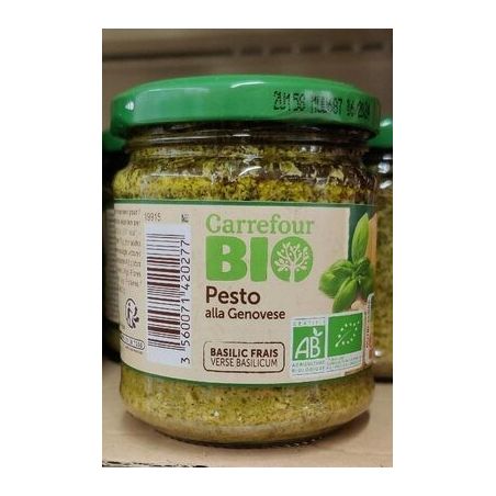 Carrefour Bio 185G Pesto Genovese Crf