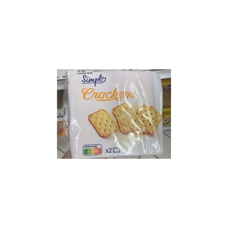 Simpl 2X100G Crackers Salés