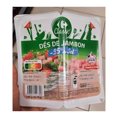 Crf Cdm 2X75G Dés De Jambon Classic