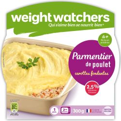Weight Watchers Plat Cuisiné Parmentier Poulet/Carottes : L'Assiette De 300 G