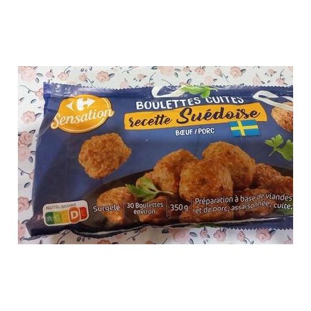 Crf Classic 350G Boulettes Recette Suédoise