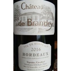 Chateau De Brandey Aoc Bordeaux Rouge 2015 75Cl