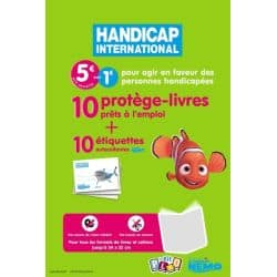 Handicap International Kit Plio : 10 Protege Livres