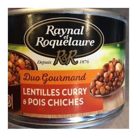 Raynal & Roquelaure R&R Lentil Pois Chiche Cur400G