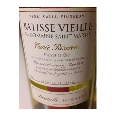 Domaine Bastide Vieille 75 Vin De Pays Oc D.Bastide Ml