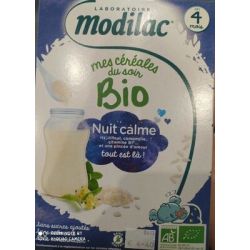 Modilac Mes Cereales Du Soir Nuit Calme Bio Des 4 Mois 250G