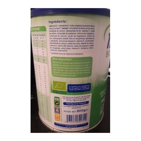 Modilac Bio Croissance 800G