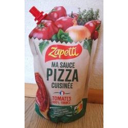 Zapetti Sauce Tomate Cuisinée Pour Pizza : La Brique De 300G