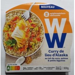 Weight Wat Ww Cabillaud Curry Coco 300G