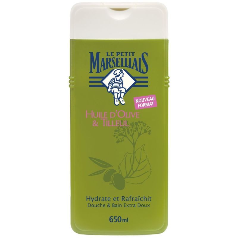 Le Petit Marseillais Flacon 650Ml Douche Bain Huile Olive Tilleul