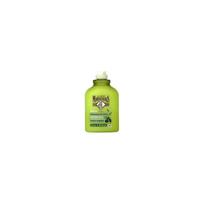 Le Petit Marseillais Recharge 500Ml Shampoing Extra Doux Lait Olive Marseilais