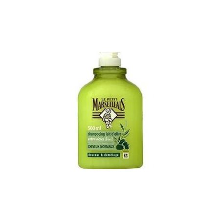 Le Petit Marseillais Recharge 500Ml Shampoing Extra Doux Lait Olive Marseilais