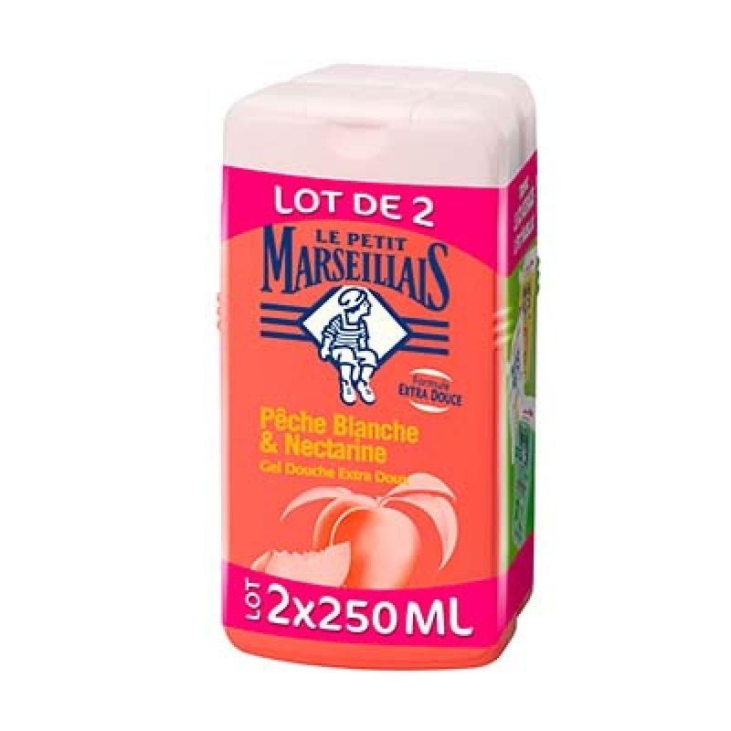 Le Petit Marseillais L2X250 G.Douche Peche Pm