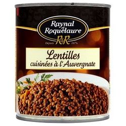 Raynal Et Roquelaure Lentilles Cuisinées À L'Auvergnate 820G