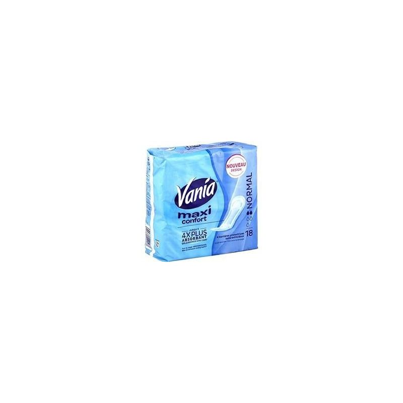 Vania Serviettes Maxi Confort Normal X18