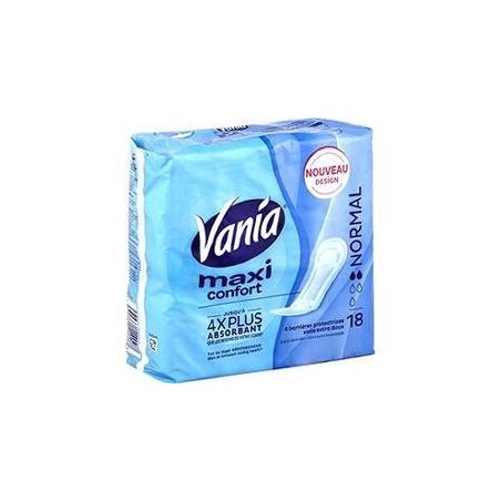 Vania Serviettes Maxi Confort Normal X18