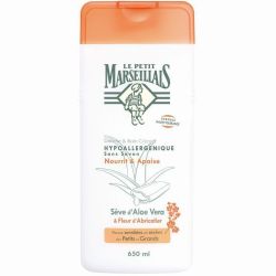 Le Petit Marseillais Dche Bain Creme Ss Savon Aloe Fleur Abricotier 650Ml