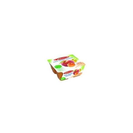 Materne Dessert De Fruits Pomme Peche Abricot 4X97G