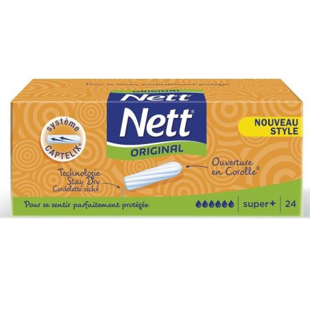 Nett Original Tampons Digitaux Super Plus Boite X24