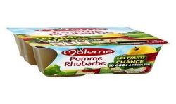 Materne 4X100G Compote Pomme Rhubarbe Allege