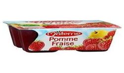 Materne Class. Pomme Fraise 4X100G