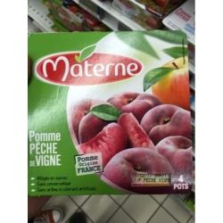 Materne Coup Pom Peche 4X100G