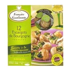 Francaise De Gastronomie 12 Escargots Bourgogne Tres Gros Pomatia 125G