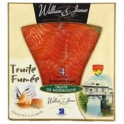 Will & James 100G 4 Tranches Truite Fumee