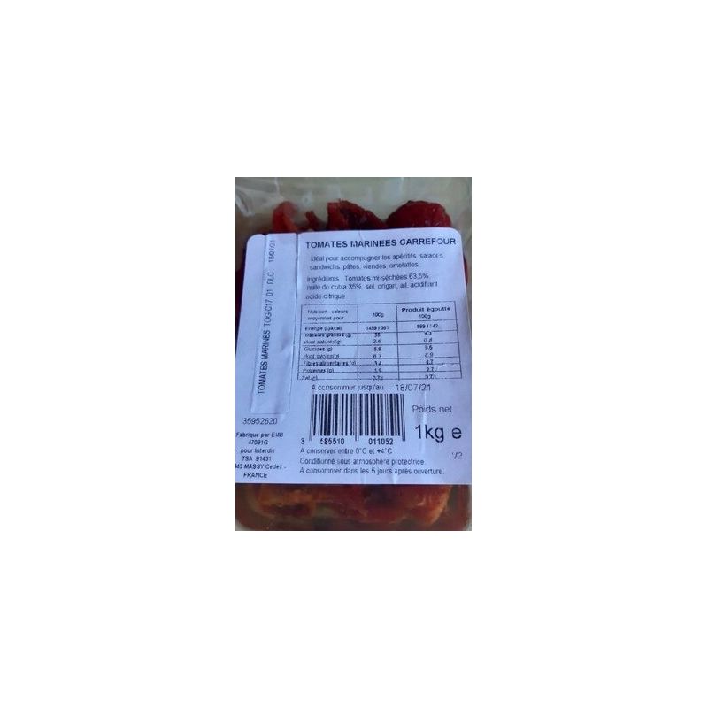 Carrefour Tomate Confite Sav.Medit 1Kg