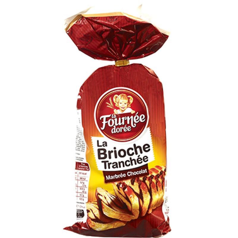 La Fournée Dorée 400G Brioche Tranchee Marbree Fournee