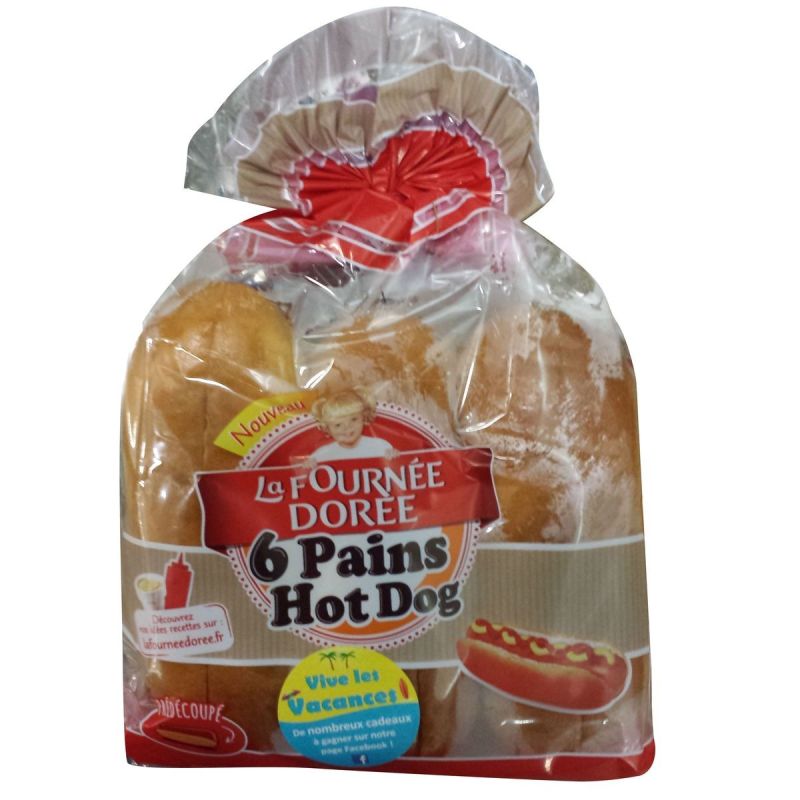 La Fournée Dorée F.Doree 6 Pains Hot Dog 270G