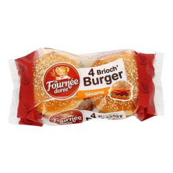 La Fournée Dorée F.Do.Brioch Burger Sesame 200G