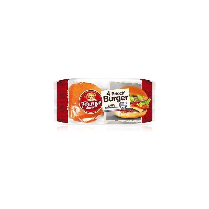 La Fournée Dorée F.Doree Brioch Burger Nat 250G