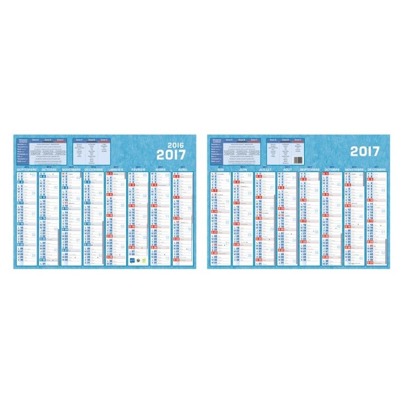 1Er Prix Calendrier 40.5X55 Cm 16Mois