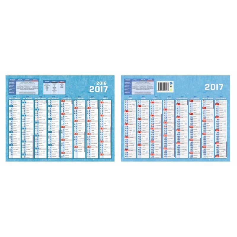 1Er Prix Calendrier 21X26.5 Cm 16 Mois