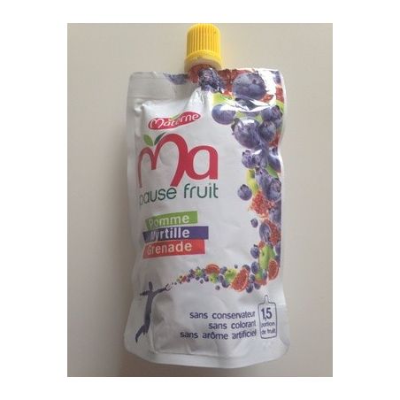 Materne 120G Gourde Pomme/Myrtille