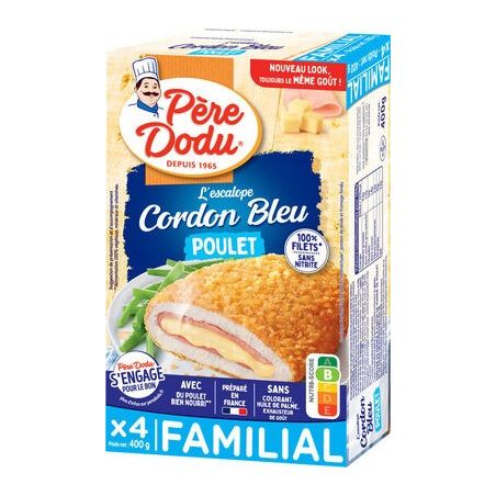 Père Dodu 4 Cordon Bleu Poulet 400G